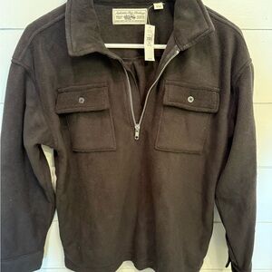 Gap fleece quarter-zip nwt